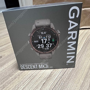 미개봉 가민 GARMIN 디센트 Descent MK3i 브론즈 PVD 티타늄 그레이 실리콘밴드