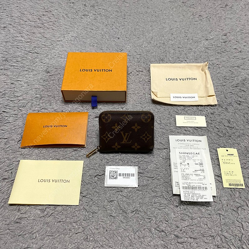 [백화점정품] 루이비통 모노그램 지퍼 지피코인퍼스 코인지갑 카드지갑