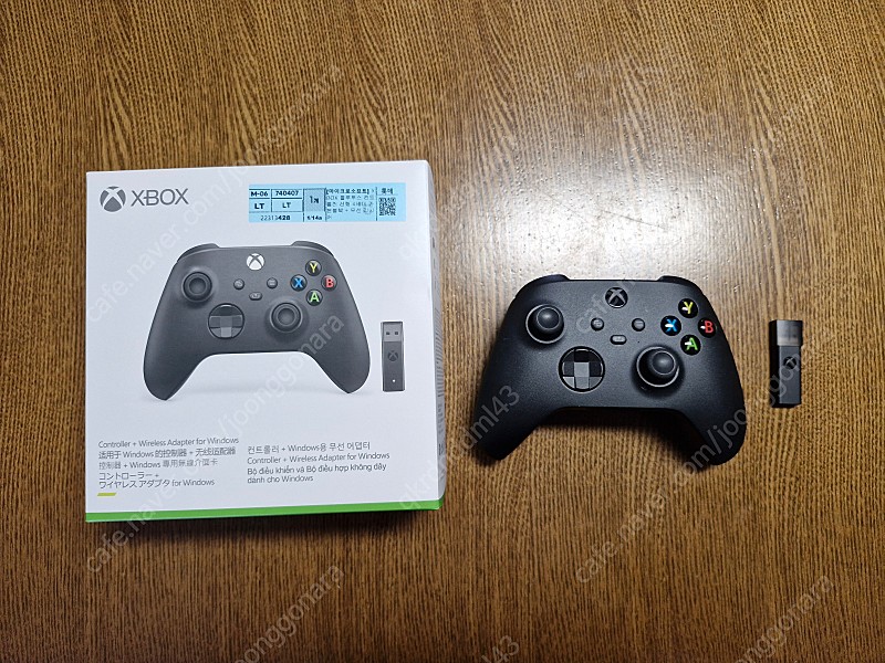 XBOX 블루투스 컨트롤러 신형 4세대 카본블랙 + 무선 리시버 판매