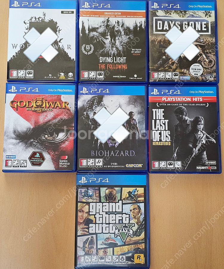 ps4 게임 다잉라이트 라오어 갓오브워3--0