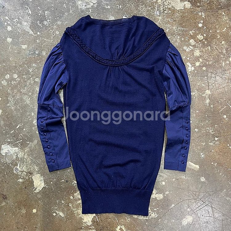 95) 새제품 오브제 니트 롱니트 강진영 한섬 타임 마인 레니본--1