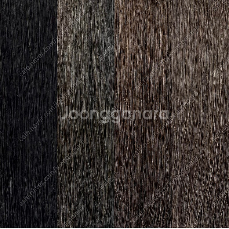 붙임머리 인모 피스 특수컬러 20가지--1