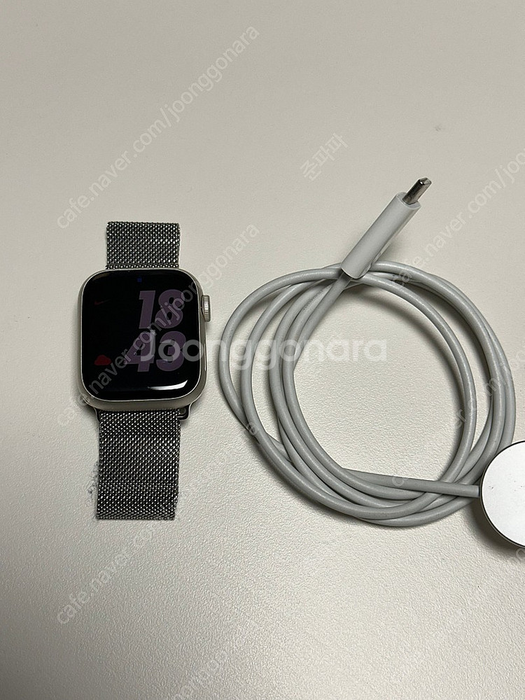 애플워치7 41mm 스타라이트 gps--0