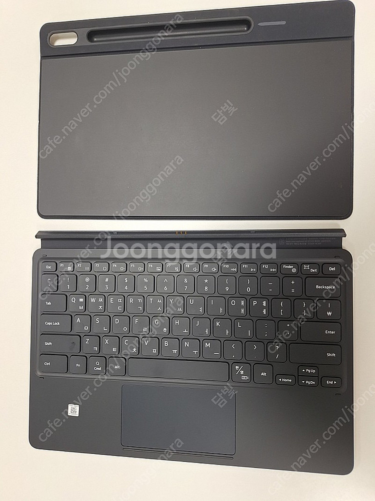 갤럭시 탭 S8+ S8 플러스 북커버 키보드--0
