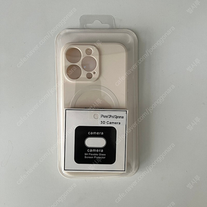 아이폰 13pro 맥세이프 실리콘 케이스 연베이지 (새상품)