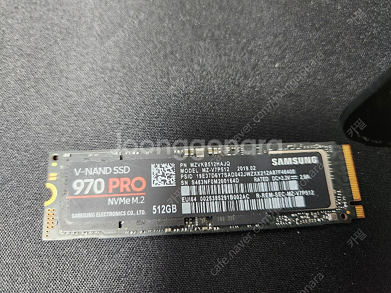 삼성 970pro 512기가 중고 팝니다--0