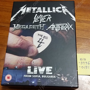 메탈리카, 슬레이어, 메가데스, 엔스렉스 빅4 라이브 The Big 4-Live FromSonisphere 한정판 (2DVD+5CD) Metallica & Slayer & Mega