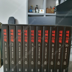 태백산맥 등단50주년 기념판