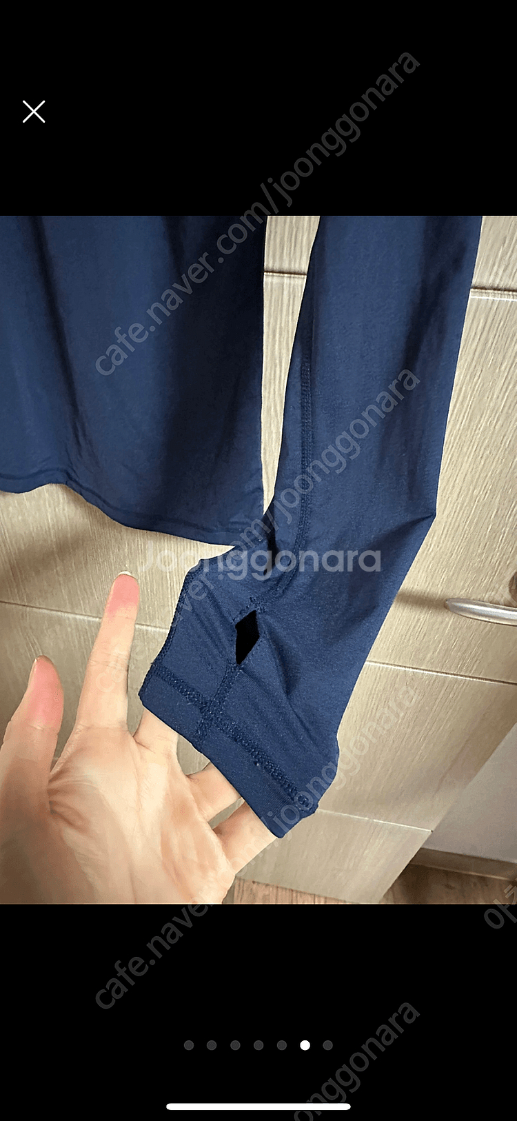 젝시믹스 운동복 상의 네이비 M 탁텔퍼펙트핏롱슬리브 요가복 필라테스복 긴팔티--5