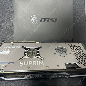 MSI 3070ti 슈프림 팝니다!(박스포함)