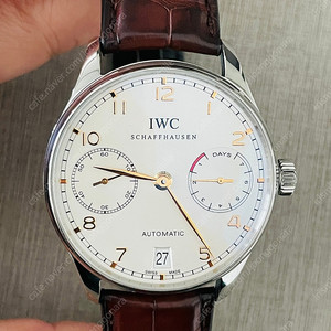 IWC 포르투기저 7 days 골드핸즈