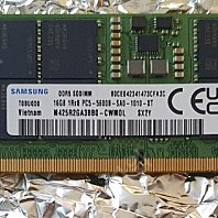 삼성 DDR5-5600 노트북용 램 16gb 2개