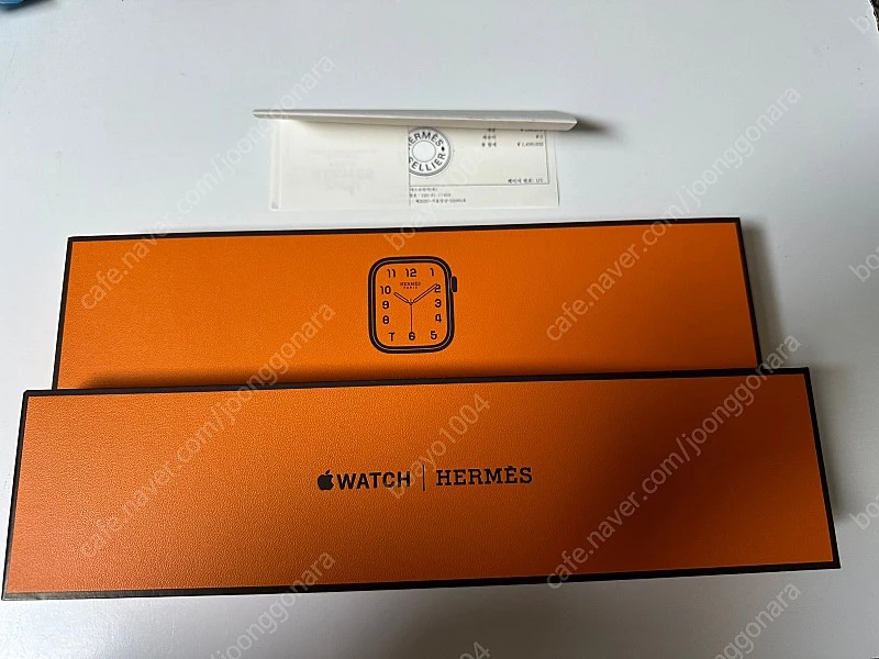 Apple Watch 애플 워치 에르메스 7 .GPS +Cellular 41 mm (스댕) 이미지