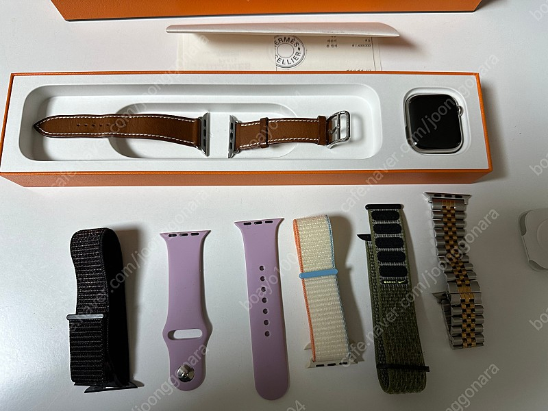 Apple Watch 애플 워치 에르메스 7 .GPS +Cellular 41 mm (스댕) 이미지