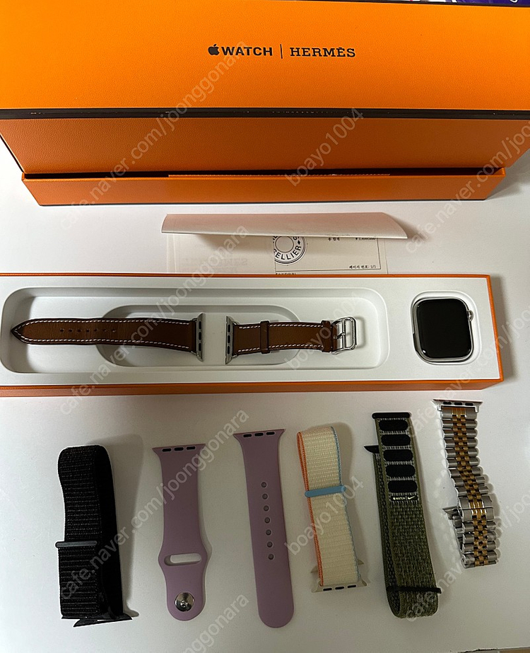 Apple Watch 애플 워치 에르메스 7 .GPS +Cellular 41 mm (스댕) 이미지