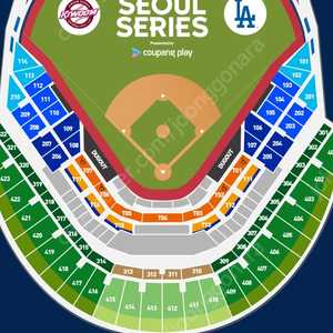[MLB] LA 다저스 vs 키움 1층 테이블석 2연석