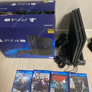 ps4 1TB +게임팩 4개