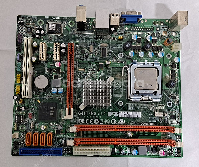 메인보드 G41T -M6 + CPU 펜티엄 듀얼코어 1...--0