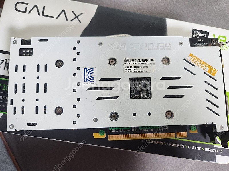 갤럭시 gtx1060 3gb 개간지 풀박스 팝니다~--2