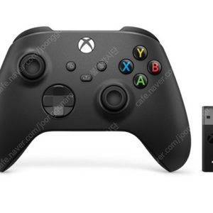 미개봉 새제품 Xbox 4세대 무선 컨트롤러 카본 블랙+Windows 10용 무선 어댑터 (1VA-00006) 엑스박스 패드