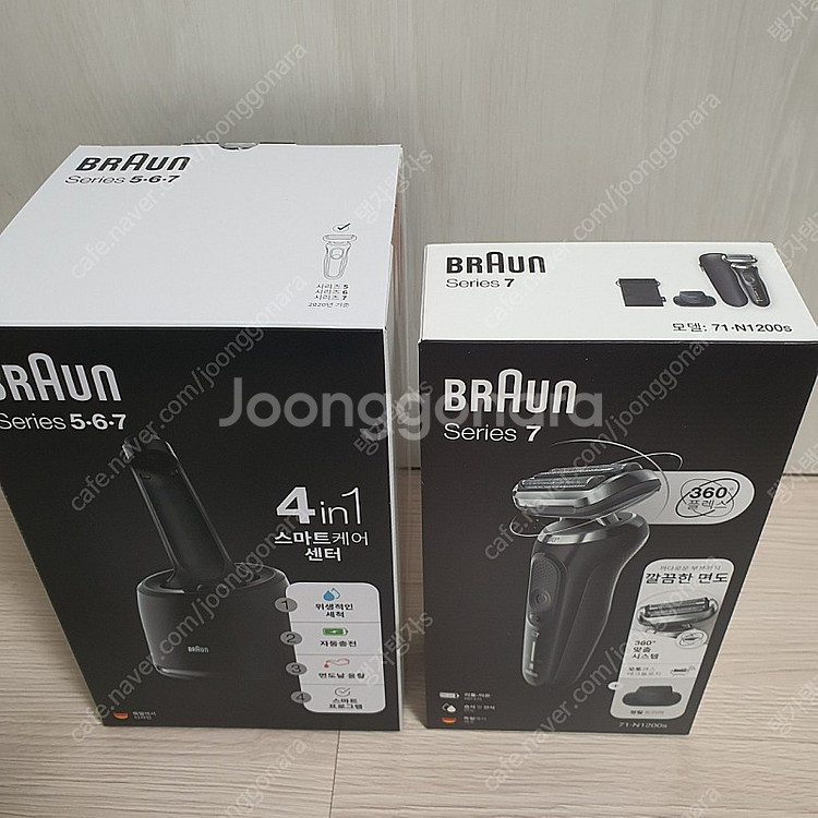 브라운 시리즈7 전기면도기 71-N1200s + 충전 ...--0