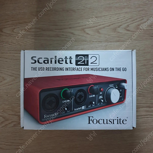 scarlett 2i2 스칼렛 2i2 오디오인터페이스 택포