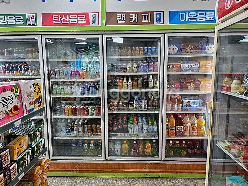 오픈 쇼케이스 4단(편의점, 마트용)--1