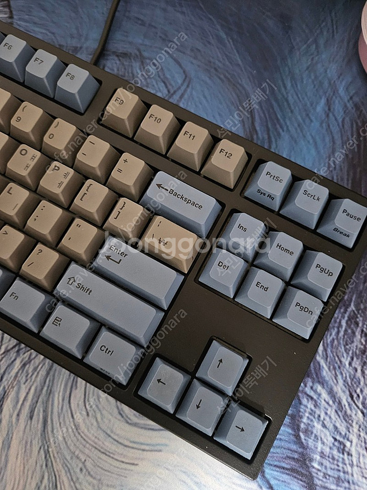 레오폴드 750r 그레이블루 저소음적축 한글--1