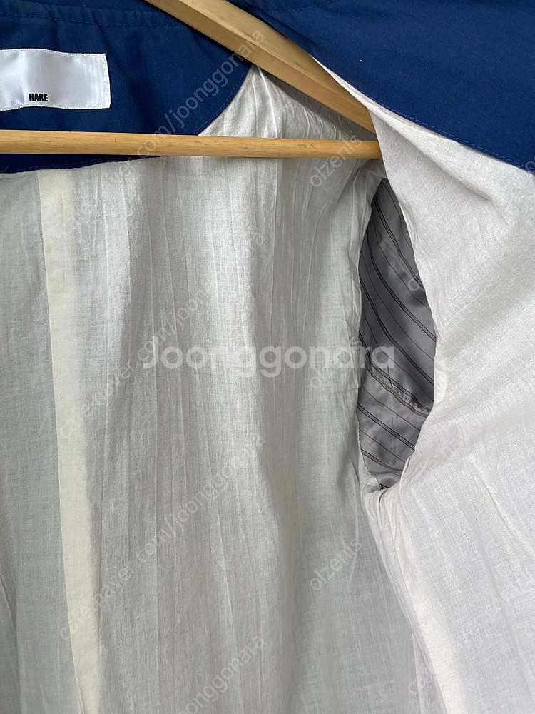 하레 네이비 히든 싱글코트 맥코트 L--5