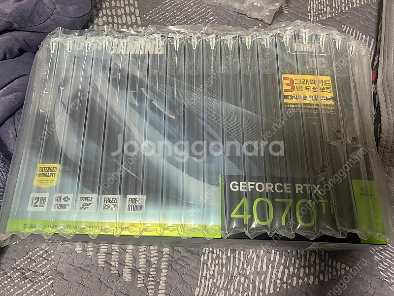 조텍 4070ti 트리니티 팝니다--0