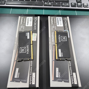 (노트북램)TeamGroup T-CREATE DDR5-5600 32gb ram x 2ea(18만원)