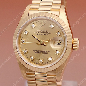 롤렉스 데이저스트 다이아 69178 26mm 골드 (1991년) - 여자 탄생 금 시계