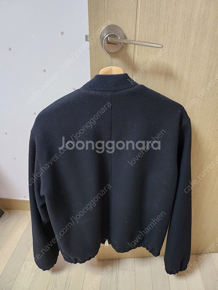 아미 봄버자켓 블랙--1