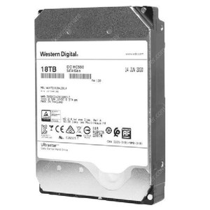 상태A급 WD 웨스턴 디지털 18TB(테라) HDD 하드