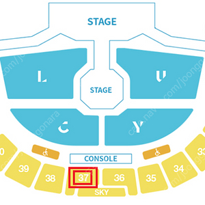 루시 LUCY 콘서트 지정석R 토요일 37구역 1열 2연석 티켓양도