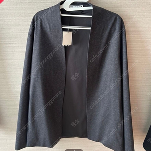 자라 zara 44 xl 노카라 정장자켓 가디건