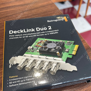 BMD 덱링크 듀오2 Decklink Duo2