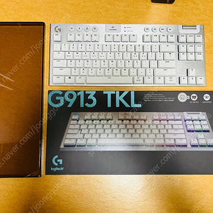 로지텍 정품 G913 TKL 화이트 키보드