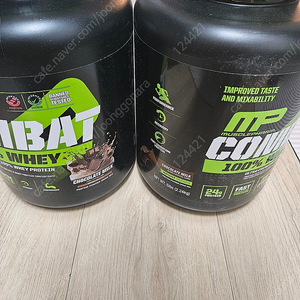 컴뱃 100% 웨이 프로틴 2.2kg 2개 판매합니다