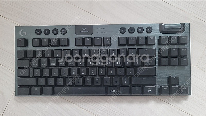 [로지텍 키보드] Logitec G913 TKL clicky 텐키리스 키보드 청축--0