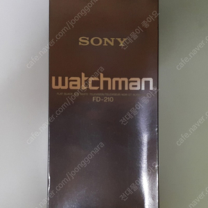 수집용 80년대 SONY WATCHMAN FD-210 박스셋 판매