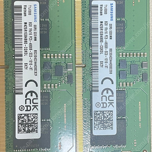 노트북용 삼성램 DDR5 4800 8gb 2개