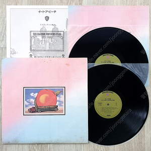 (LP 판매) 블루스락 - 올맨 브라더스 밴드 (Allman Brothers Band) Eat A Peach (2LP) 1972년 일본 초판