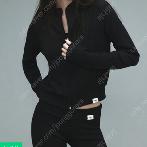 G CLASSIC RIB TRACK ZIP-UP (BLACK 글로니