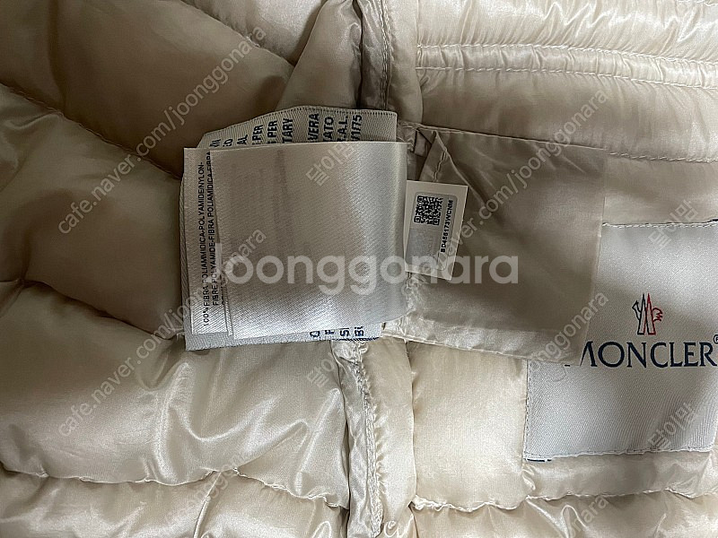 몽클레어 란스 그레이라이트 0사이즈 정품--7