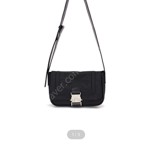 마뗑킴 matin kim MINI BUCKLE BAG IN BLACK