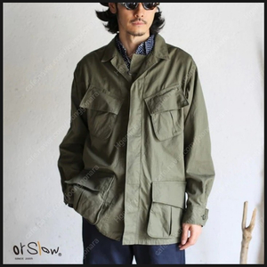 [새상품] 오어슬로우 orSlow 정글퍼티그 립스탑 3사이즈 새상품 판매합니다.(US Army Tropical Jacket Ripstop)(가격인하)