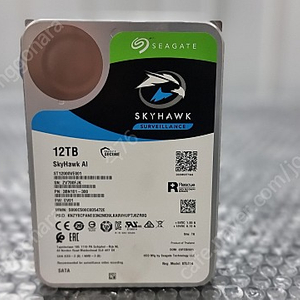 12TB HDD 스카이호크 ai 중고 팝니다