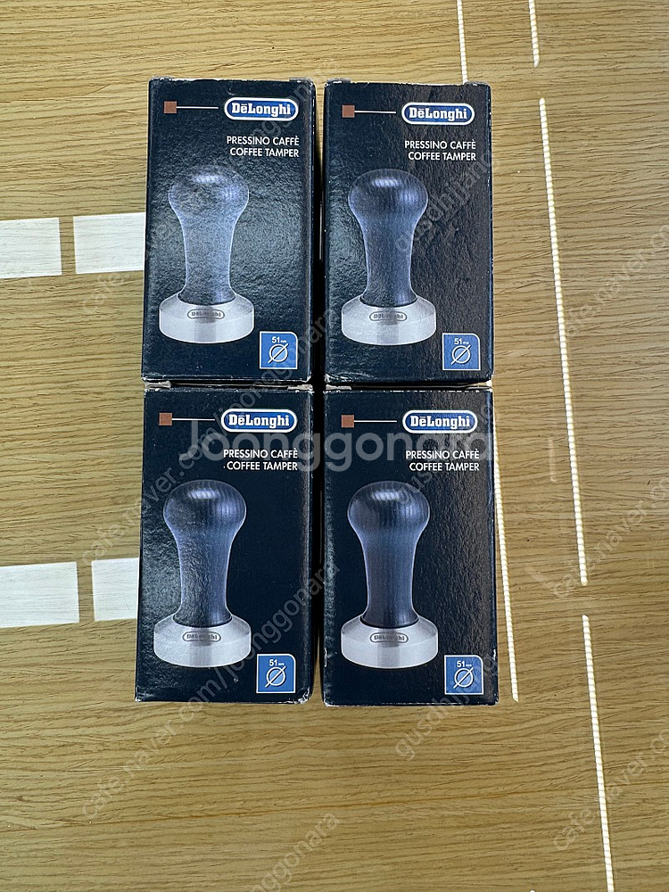 드롱기정품 51mm 스테인레스우드탬퍼 DLSC058 1...--0