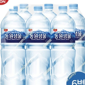 동원 생수 동원샘물 2L 6개 2900원 (6세트가능)